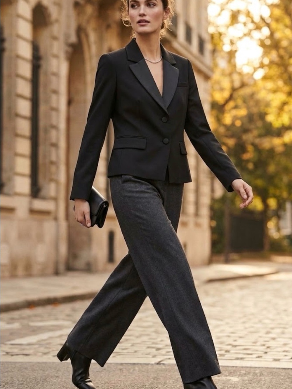 J.Crew Collection Lanificio di Tollegno 100% Wool Tuxedo Blazer NWT Size 12